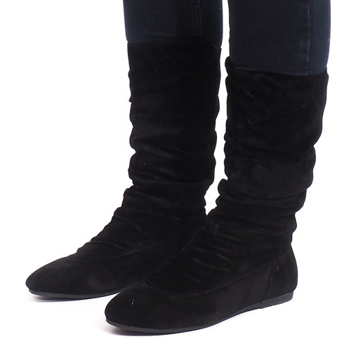 Teplé boty Jodhpur boty 288-94 černé černý 1