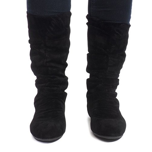 Teplé boty Jodhpur boty 288-94 černé černý 2