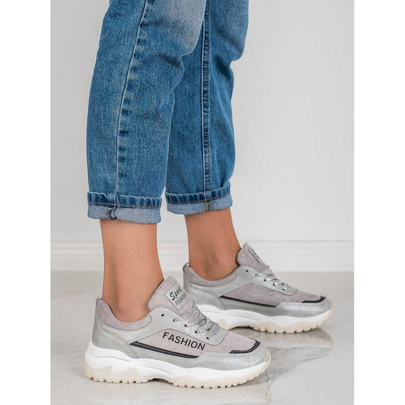 Ax Boxing Módní sportovní obuv šedá 2 Ax Boxing Módní sportovní obuv šedá 2