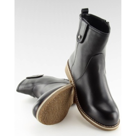 Černé ploché podpatky 0-253 Černá černý 1