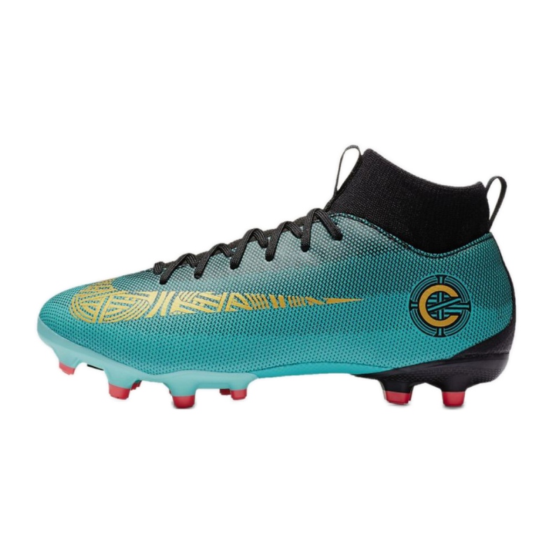 Kopačky Nike Mercurial Superfly 6 Academy Gs CR7 Mg Jr AJ3111-390 modrý 1