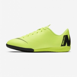 Zelené boty Nike Mercurial VaporX 12 Academy Gs Ic Jr AJ3101 701 zelený zelený 1