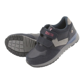 Dětská sportovní bota na suchý zip 374084 Navy Blue Big Star modrý 5