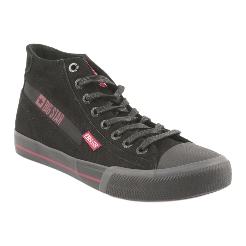 Black Sneakers Big Star Men 174084 černá 1 Black Sneakers Big Star Men 174084 černá 1