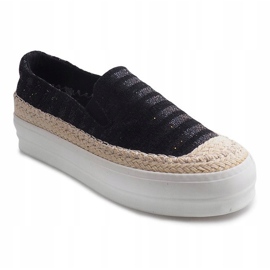 Tenisky Espadrilles GH001 černé černá 1