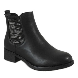 Kayla Shoes Černé izolované vysoké podpatky 88053 černý 1