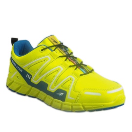 Tenisky Sportowe Tenisky RS82716-4M ZELENÉ / MODRÉ žluť 1