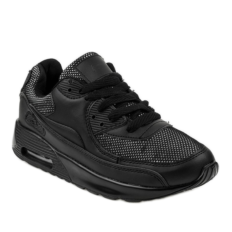 Černé sportovní boty tenisky B306A-61S černý 1