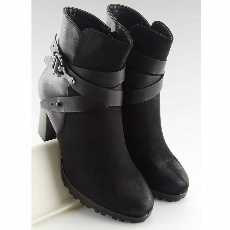 Černá 8287 Černé vysoké podpatky 2 Černá 8287 Černé vysoké podpatky 2