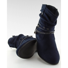 Tmavě modré boty 3767 Blue námořnická modrá 1