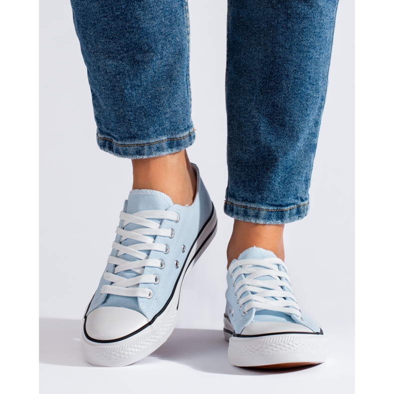 Modré tenisky modrý 2