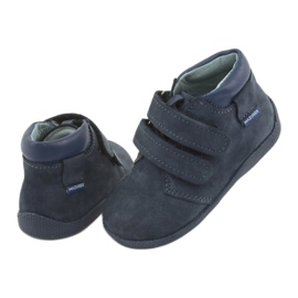 Mazurek Leather Boys Boys s suchým zipem 341 námořnictva modrá modrý 4