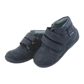Mazurek Leather Boys Boys s suchým zipem 341 námořnictva modrá modrý 3