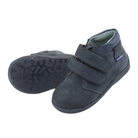 Mazurek Leather Boys Boys s suchým zipem 341 námořnictva modrá modrý 5