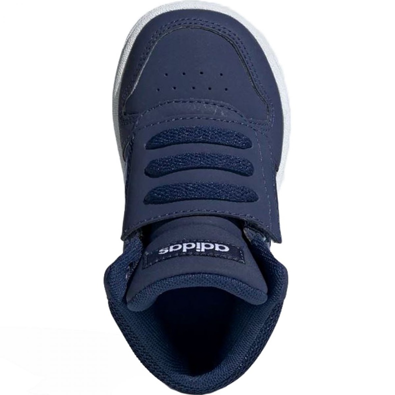 Dětské boty Adidas Hoops Mid 2.0 EE6714 námořnická modř 1