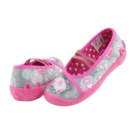 Dětská obuv Befado 116X248 růžový šedá 4