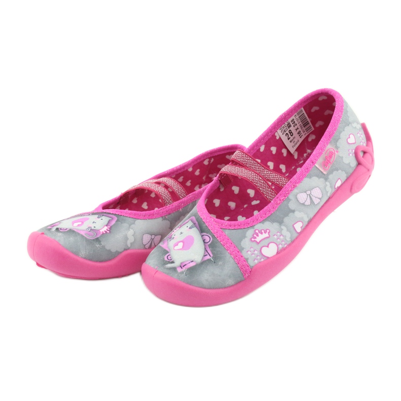Dětská obuv Befado 116X248 růžový šedá 3