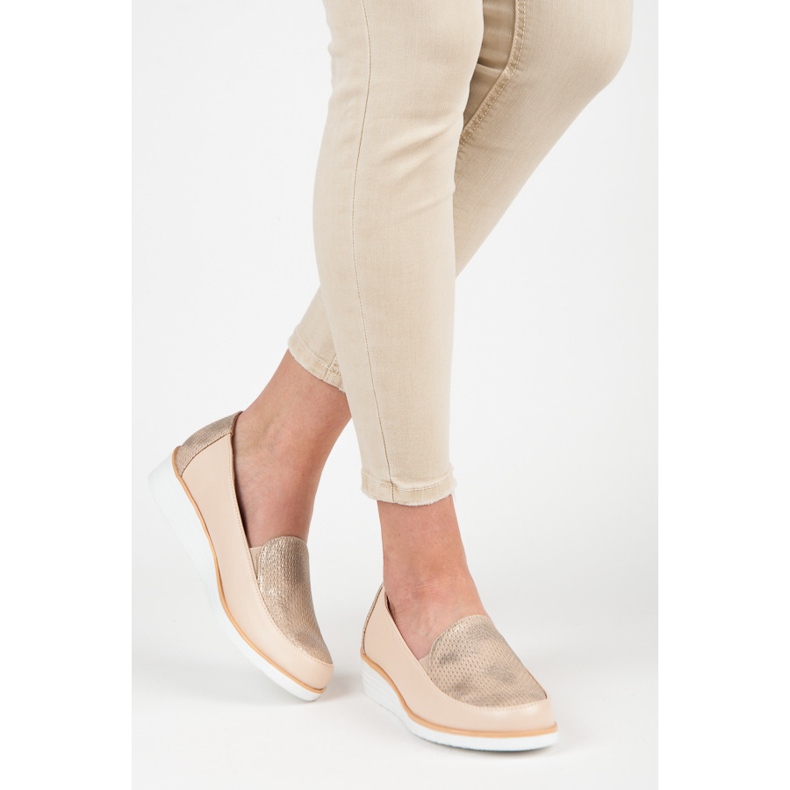 Boty se vzorem VICES hnědý 2