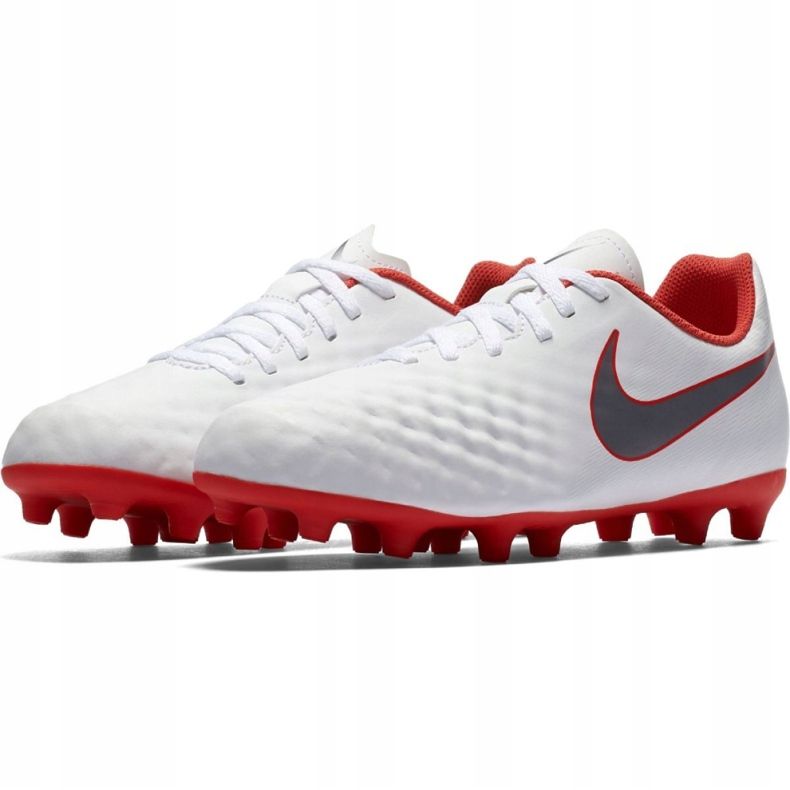 Bílé boty Nike Magista Obra 2 Club Fg Jr AH7314 107 bílý bílý 2