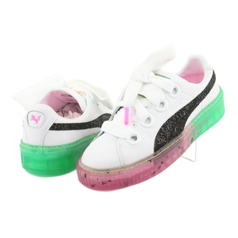 Platforma Candy Princess Sophia Webster PUMA bílá PUMA černá bílý černý růžový zelený 3