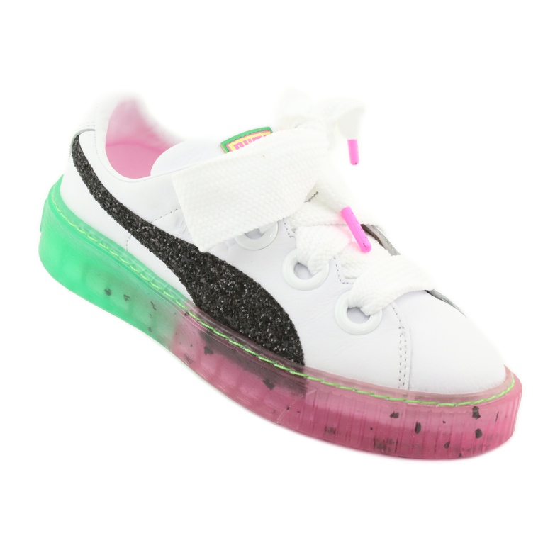 Platforma Candy Princess Sophia Webster PUMA bílá PUMA černá bílý černý růžový zelený 1