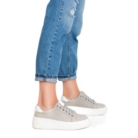 Kylie Sportovní Boty Na Platformě šedá 2