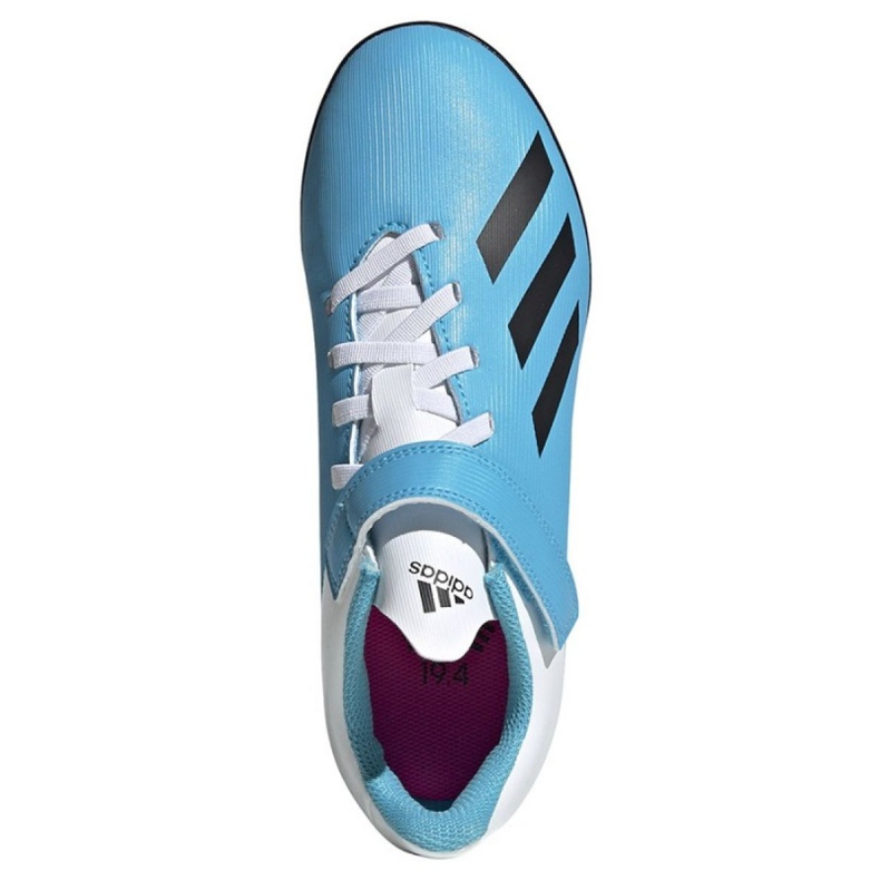 Adidas X 19.4 H&amp;L Tf Jr EF9126 modré boty modrý modrý 1