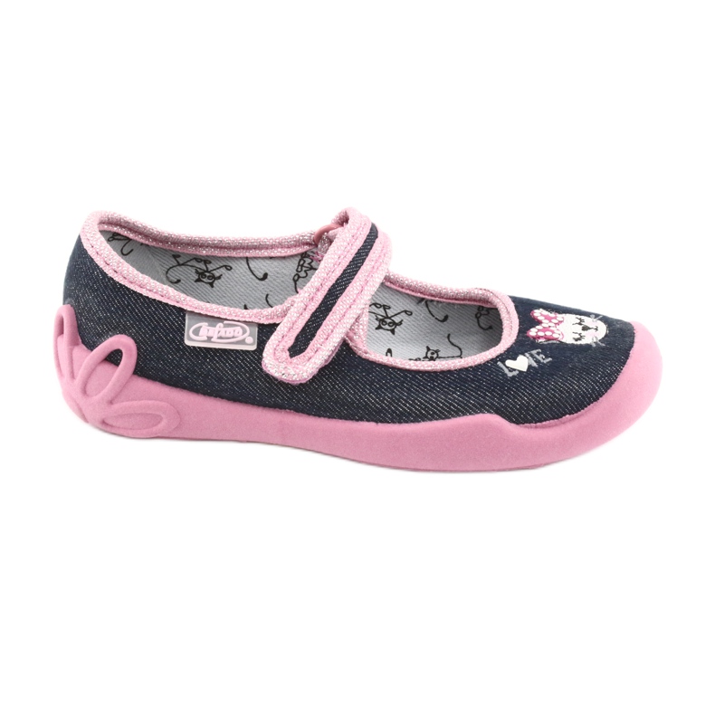 Dětská obuv Befado 114X352 námořnická modř růžový 1
