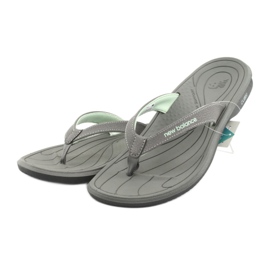 Žabky New Balance M W6091GR šedá zelený 6