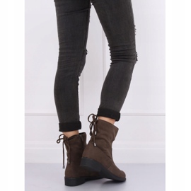 Zelené dámské boty v khaki 7378-PA zelené 1 Zelené dámské boty v khaki 7378-PA zelené 1