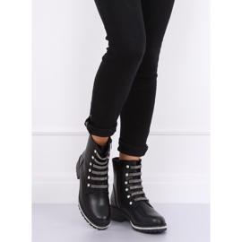 Černé vojenské boty CH1818-1 černé černá 2