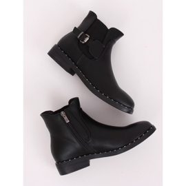 Černé dámské boty Chelsea HFN-2279 Black černý 2