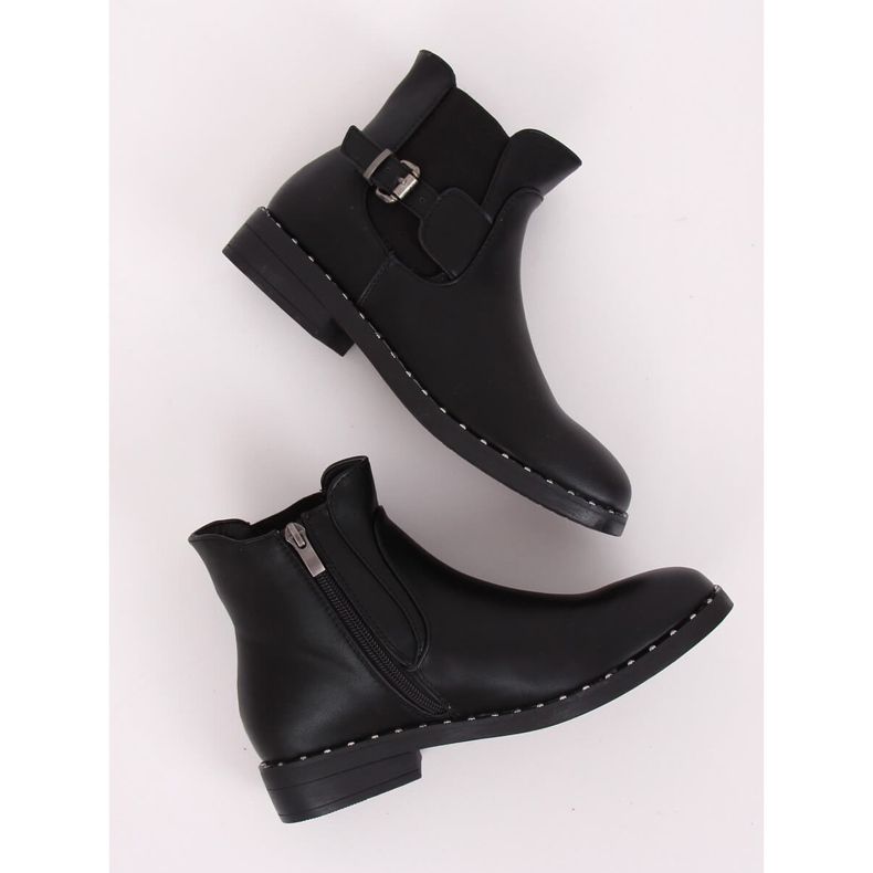 Černé dámské boty Chelsea HFN-2279 Black černý 2