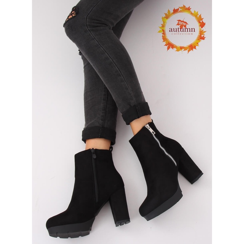 Boty na sloupku černé 0-282 černé černá 1 Boty na sloupku černé 0-282 černé černá 1