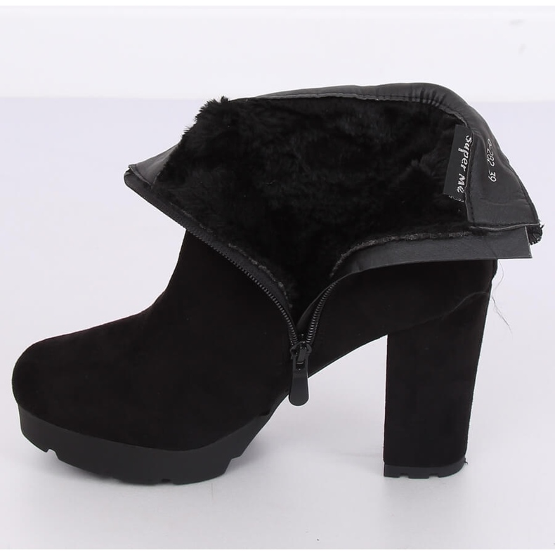 Boty na sloupku černé 0-282 černé černá 2 Boty na sloupku černé 0-282 černé černá 2