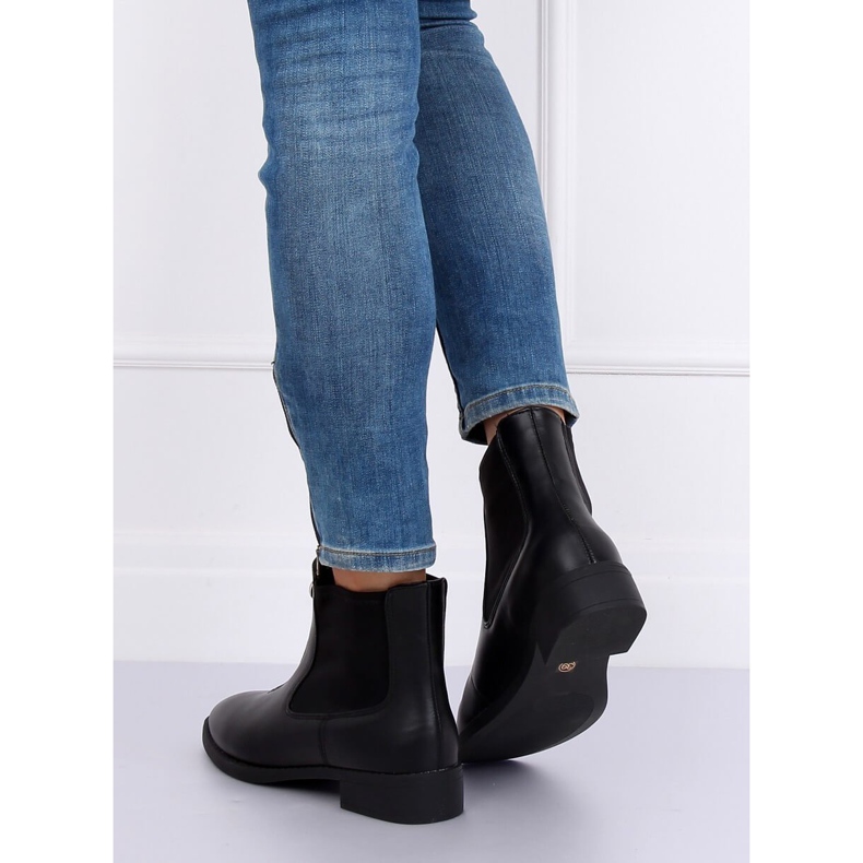 Černé boty Jodhpur YF0531 Black černý 1