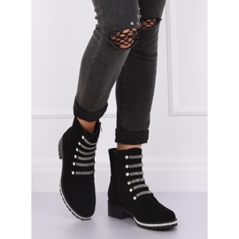 Černé vojenské boty CH1818-2 černé černý 1