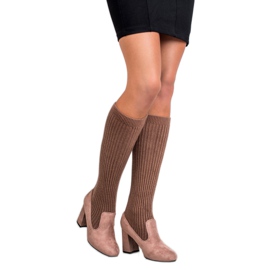 Seastar Vybavené hnědé boty hnědý 1