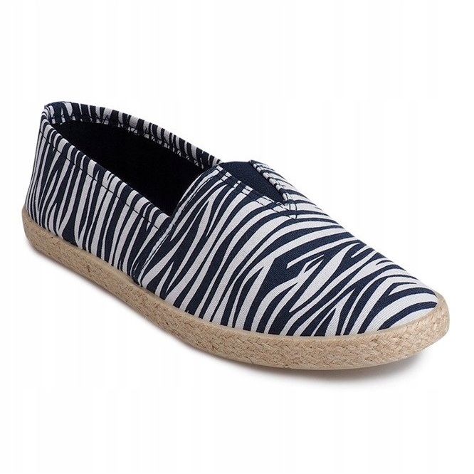 Plátěné espadrilky TC-15 modré tenisky modrý 1