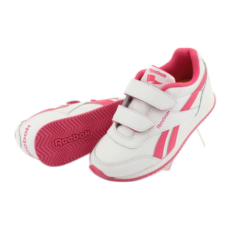 Reebok Royal Classic Jogger 2.0 2V Jr V70469 bílý červený 5