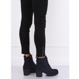 Námořnické boty na chrániči W358 Blue námořnická modrá 1