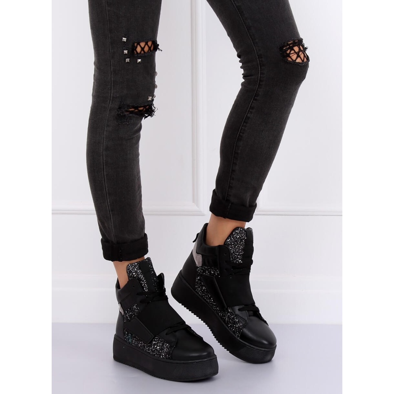 Černé tenisky LA56 Black černá 1