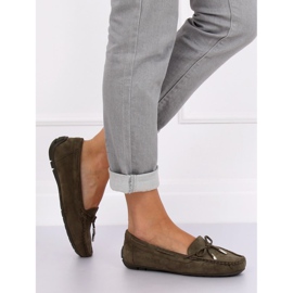 Zelené Dámské mokasíny R812 zelené zelený 2