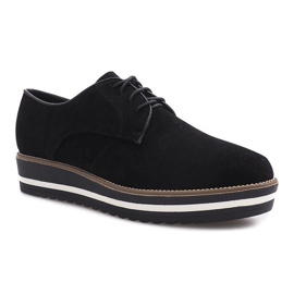 Černé šněrovací boty od Paulette černá 1