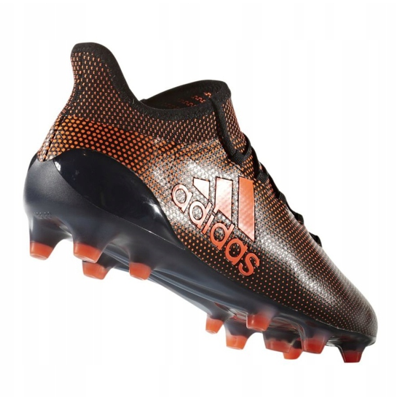 Boty adidas X 17.1 Fg M S82288 černé a červené vícebarevný černý 1