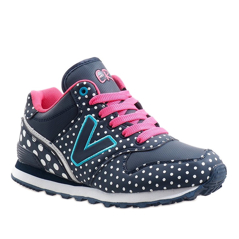 Tmavě modrá sportovní obuv B1573-3 námořnická modrá šedá 1