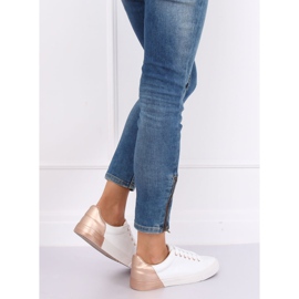 Dámské bílé a šampaňské tenisky A88-29 W-CHAMPAGNE bílý vícebarevný 1 Dámské bílé a šampaňské tenisky A88-29 W-CHAMPAGNE bílý vícebarevný 1