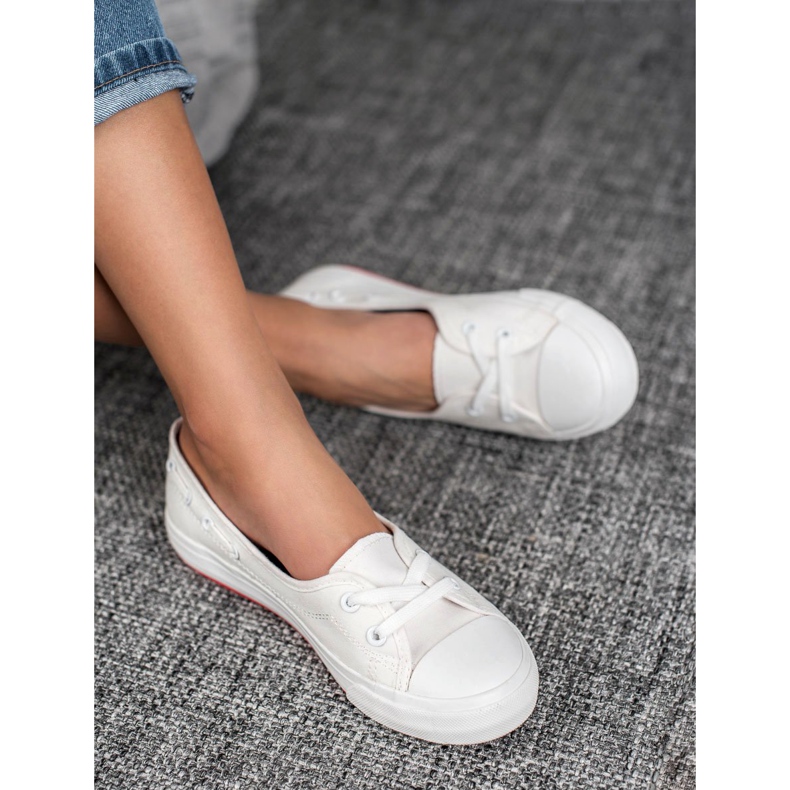 J. Star Stylové nízké tenisky bílý 1