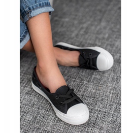 J. Star Stylové nízké tenisky černý 2