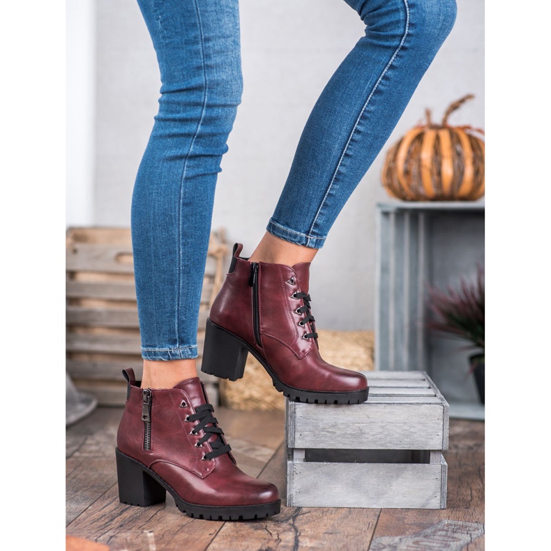 Vinceza Nízké boty na baru červené 2